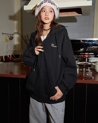 One-Point Logo Zip Hoodie C2N0007