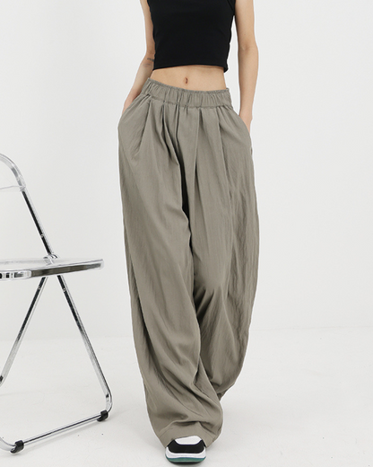 Wide Leg Mop Pants KNS0003