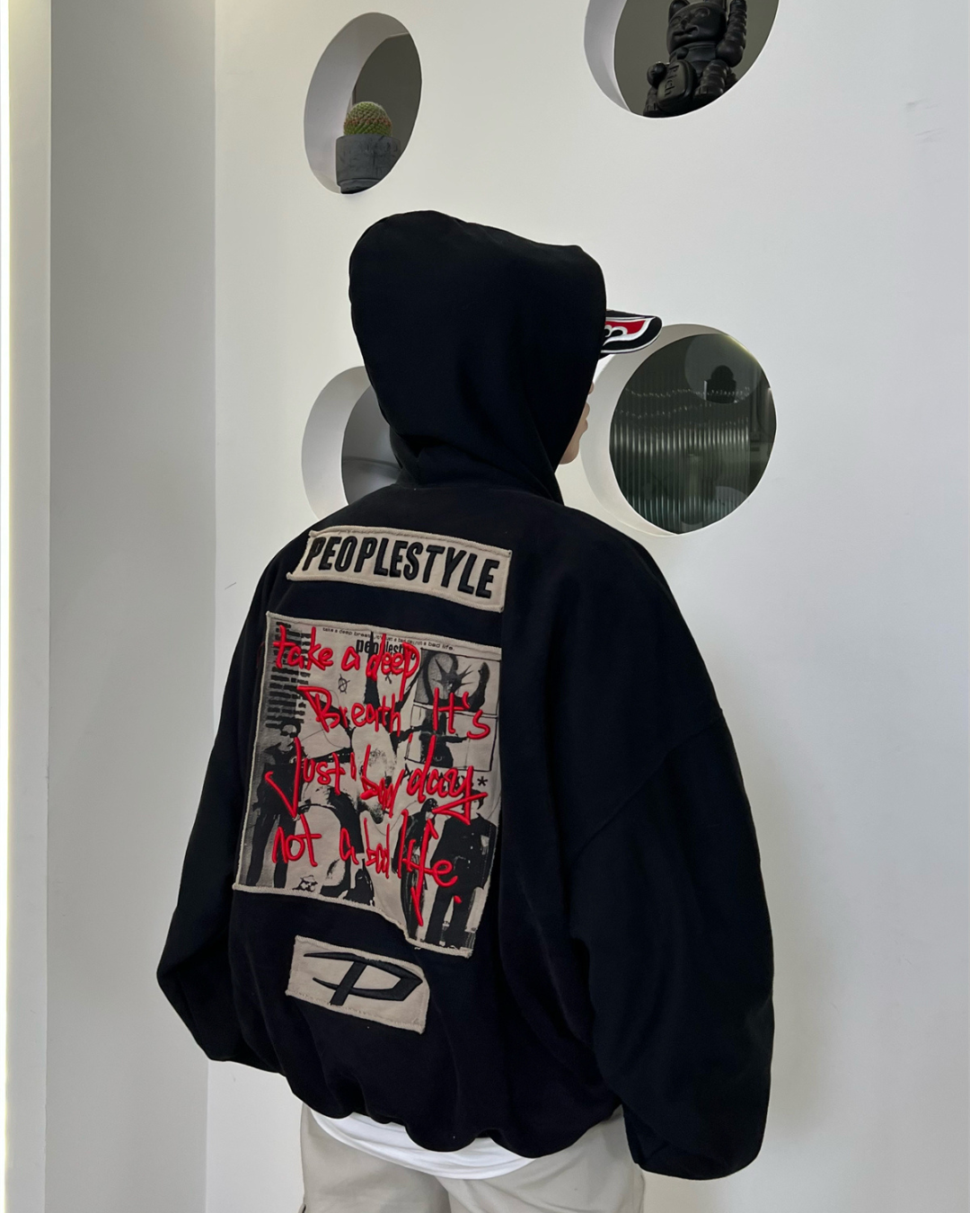 Back Print Sweat Hoodie PPS0003