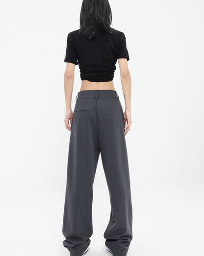 High Waist Drape Pants KNS0026