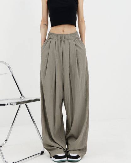 Wide Leg Mop Pants KNS0003