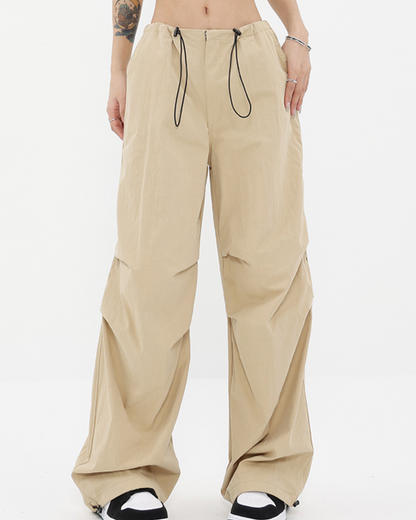 Tie Strap Balloon Cargo Pants KNS0029