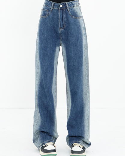 Gradient Washed Denim Pants KNS0022