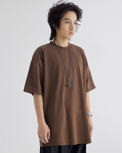 Cotton Loose Plain Long Sleeve T-Shirt PPS0044