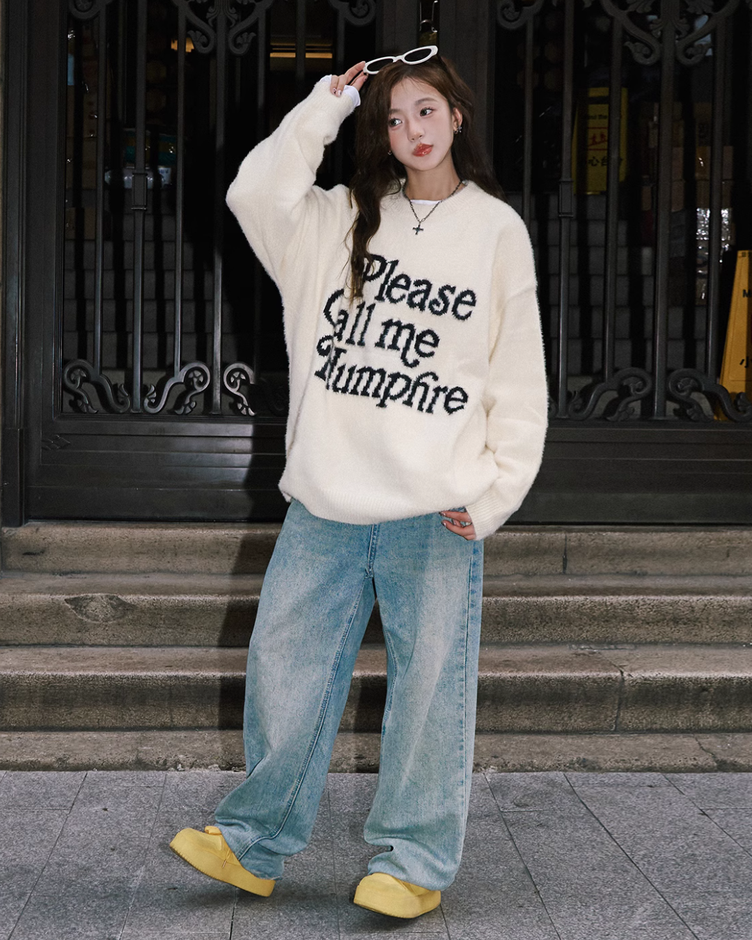 Big Logo Loose Knit C2N0054