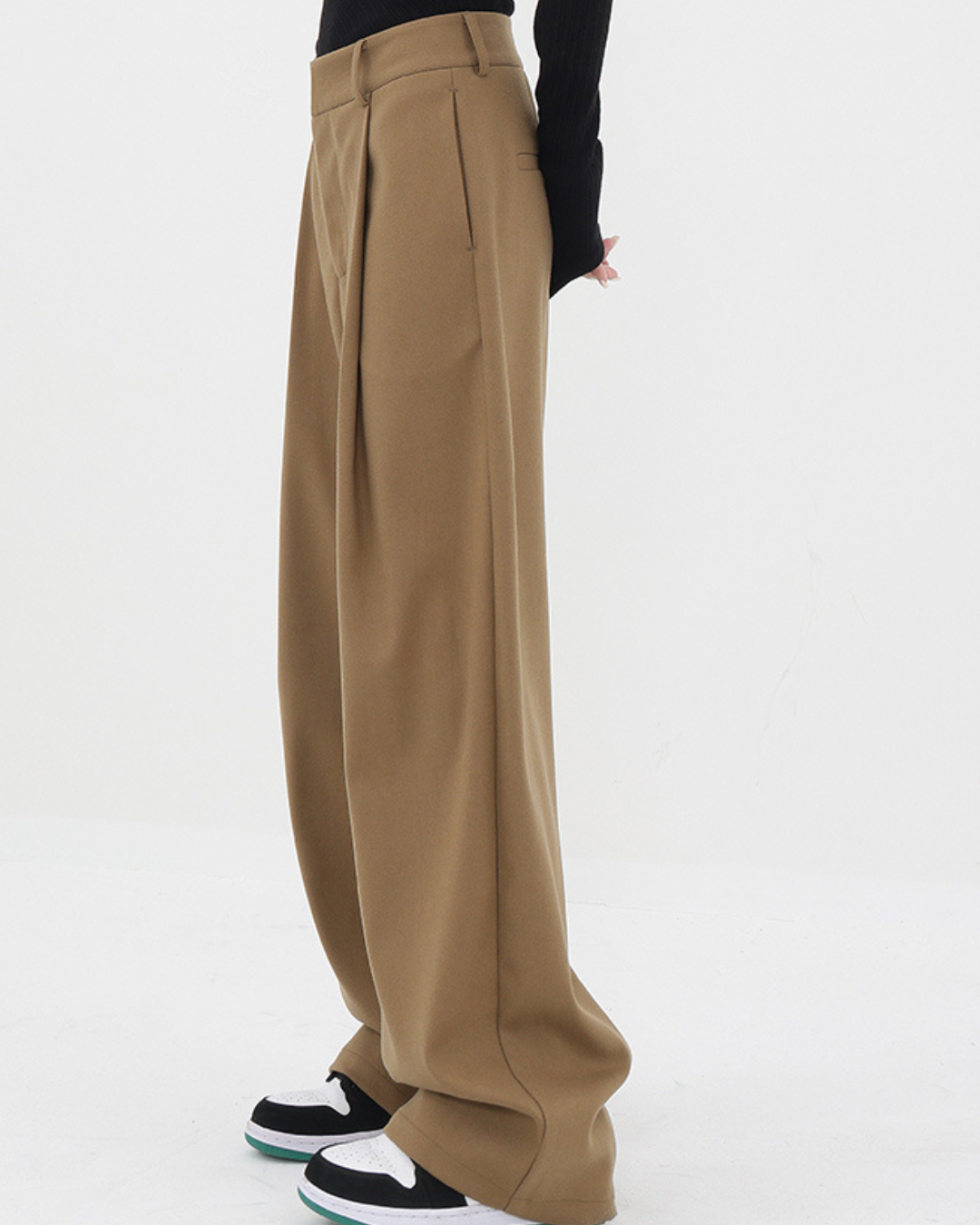 High Waist Drape Pants KNS0026