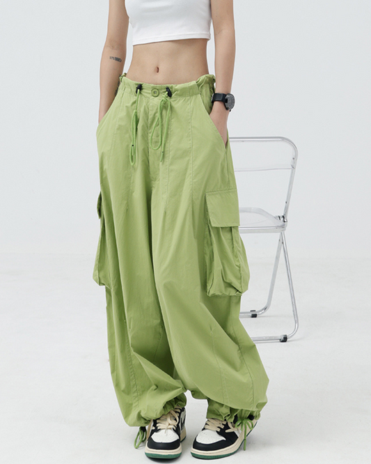 Wide Leg Cargo Pants KNS0044