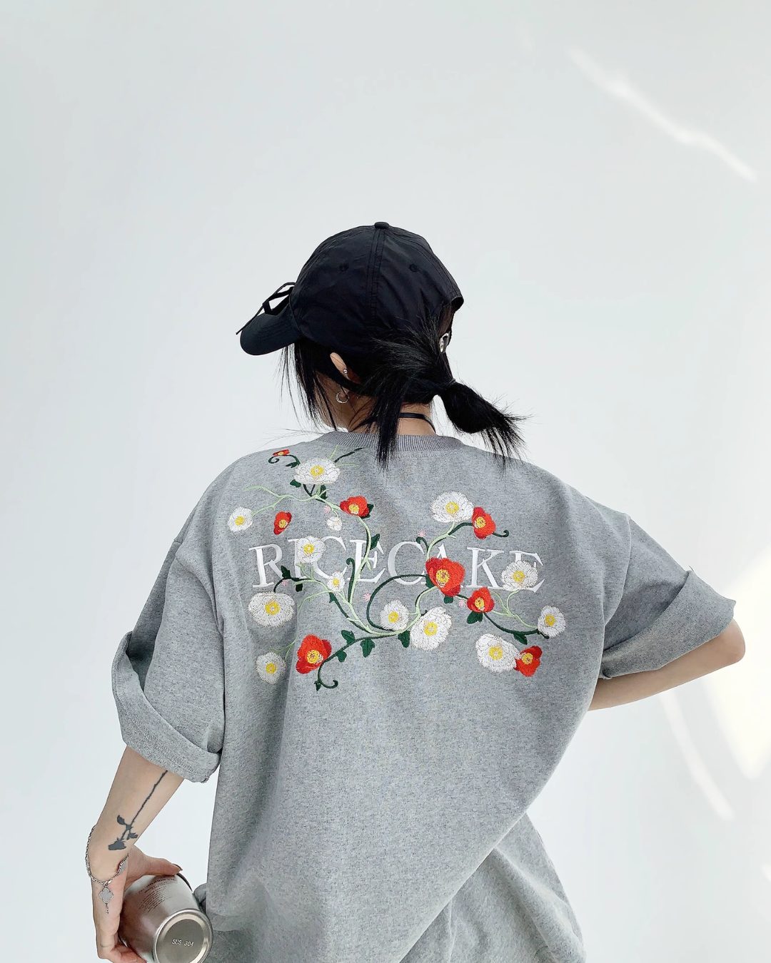 Back Flower Design T-Shirt YLS0180