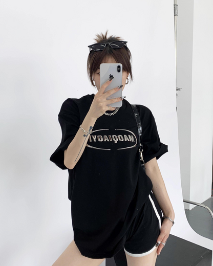 Metal Logo Short Sleeve T-Shirt YLS0117