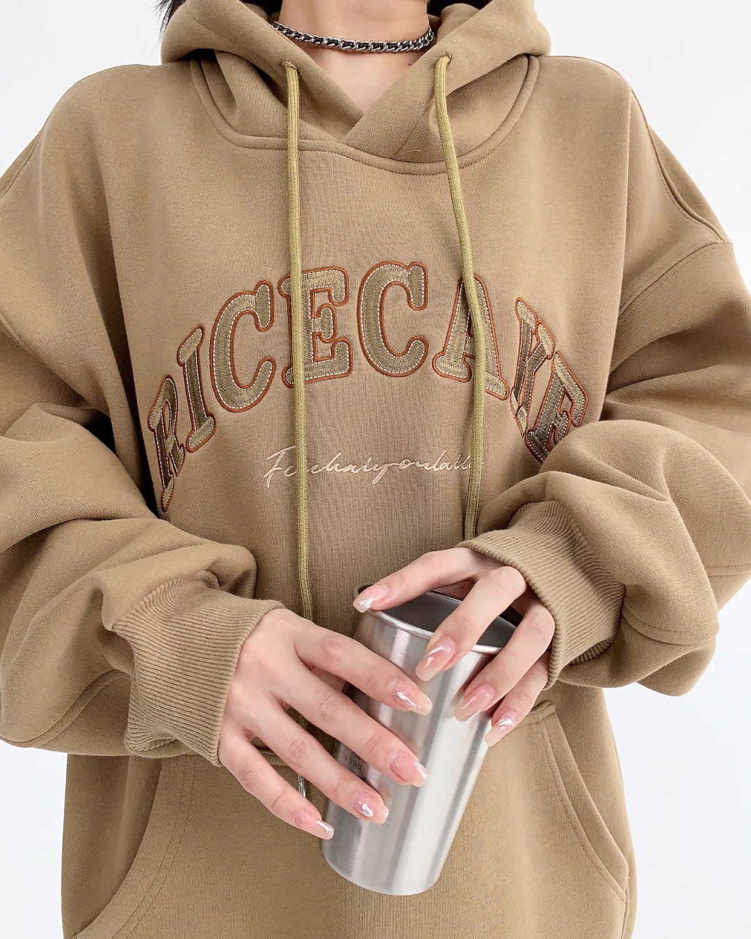 Oversized Logo Sweat Hoodie YLS0065