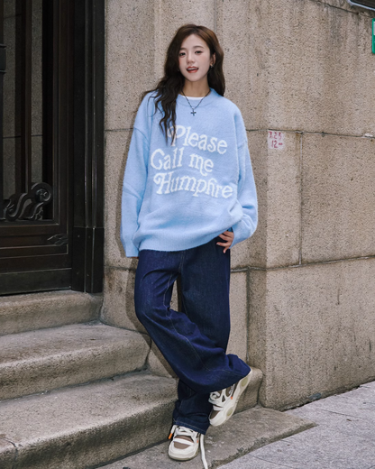 Big Logo Loose Knit C2N0054