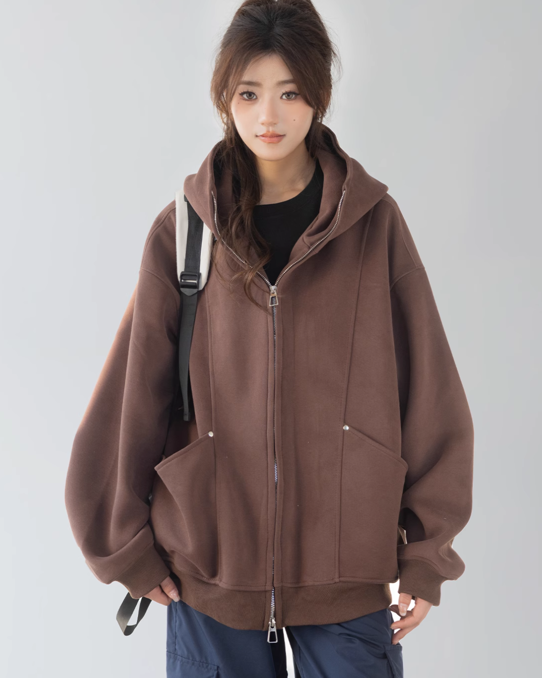 Oversized Zip Hoodie C2N0028