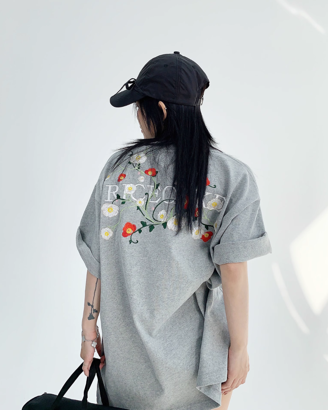 Back Flower Design T-Shirt YLS0180