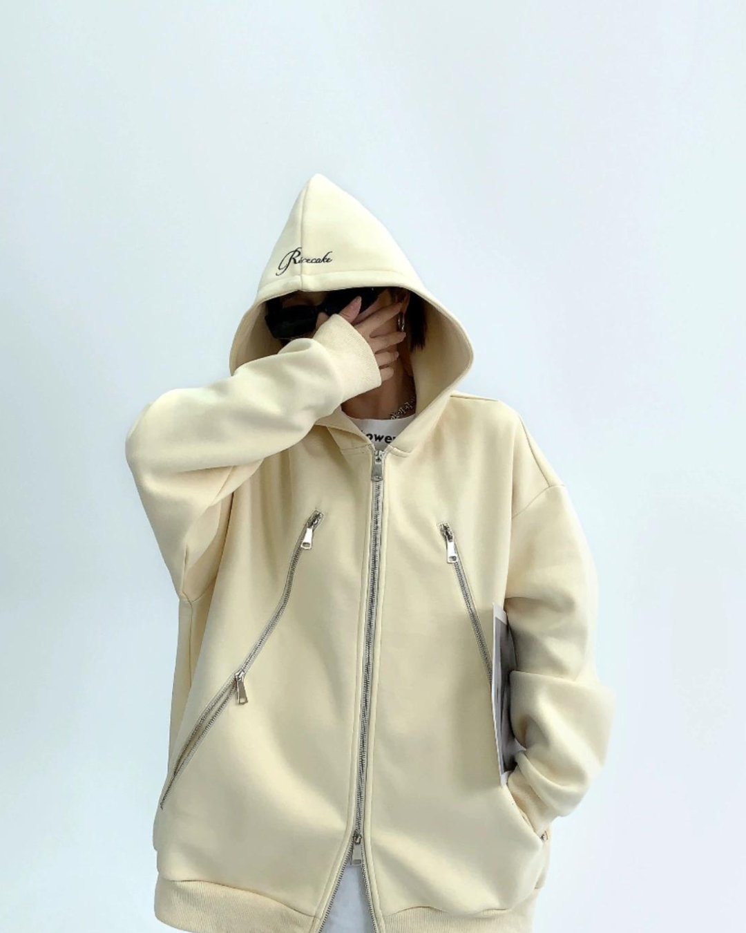 Big Silhouette Double Zip Hoodie YLS0130