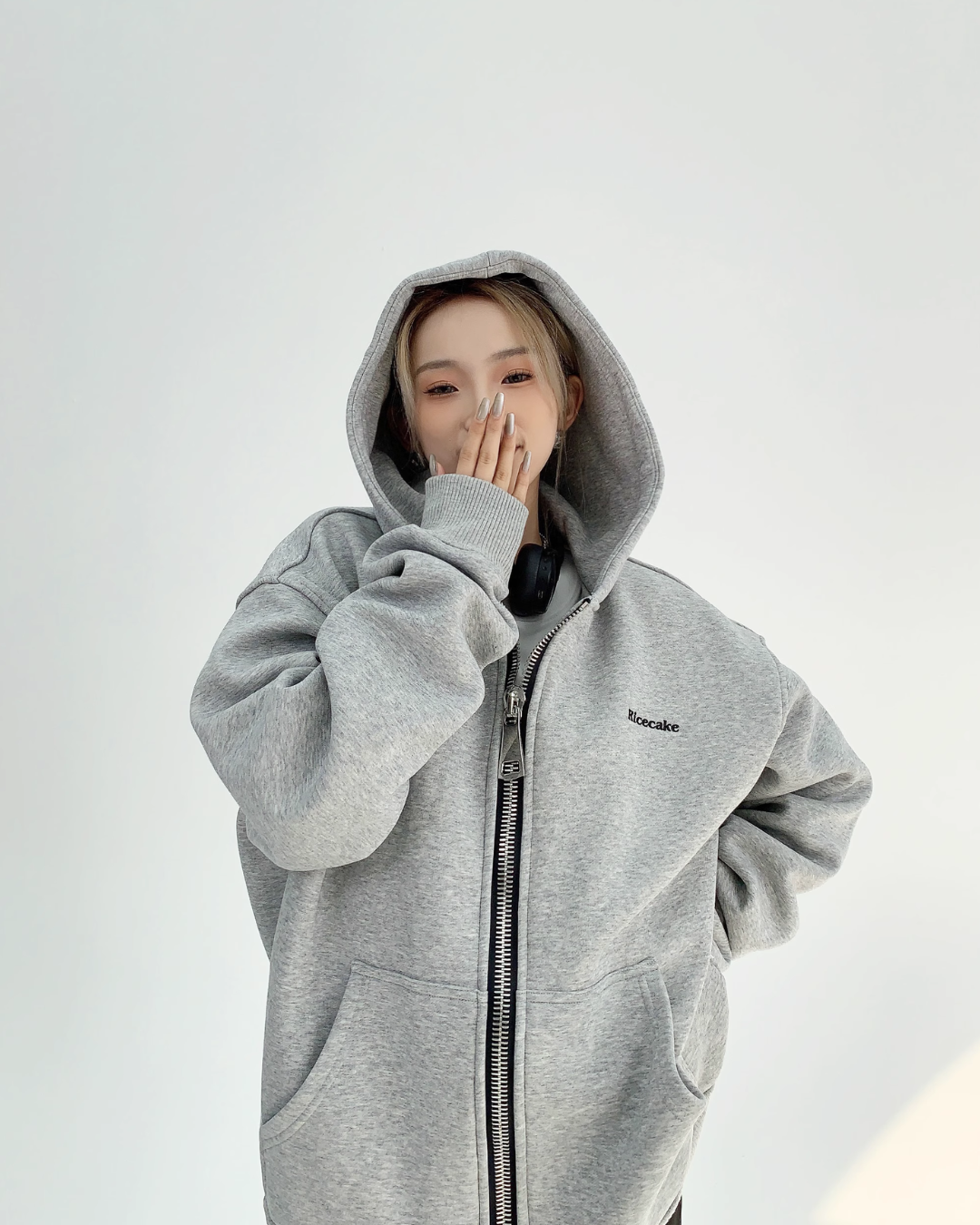 Large Zip Sweat Hoodie YLS0080