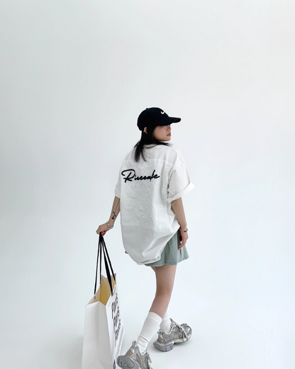 Back Logo Floral T-Shirt YLS0131