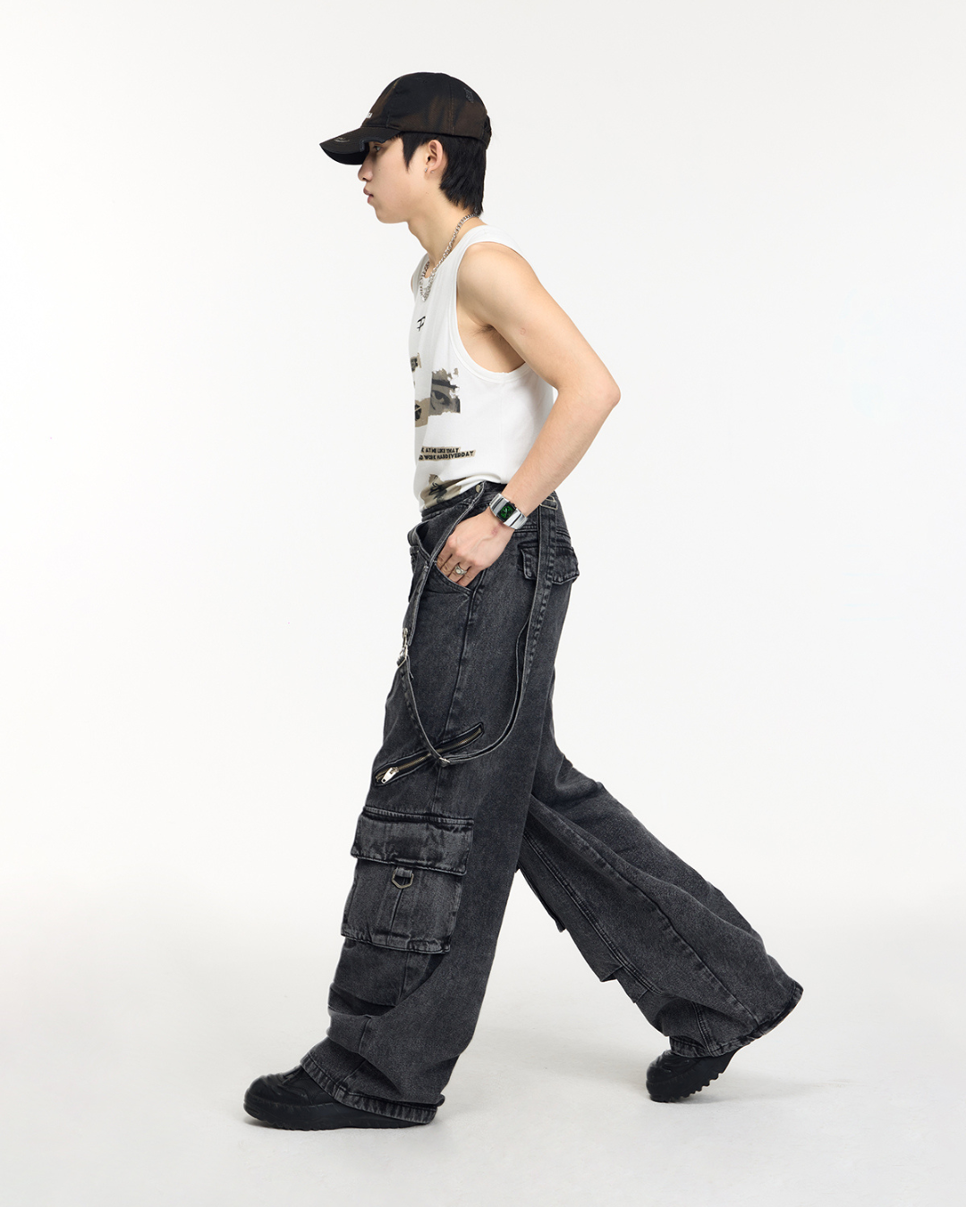 Unisex Denim Pants Overall PPS0031