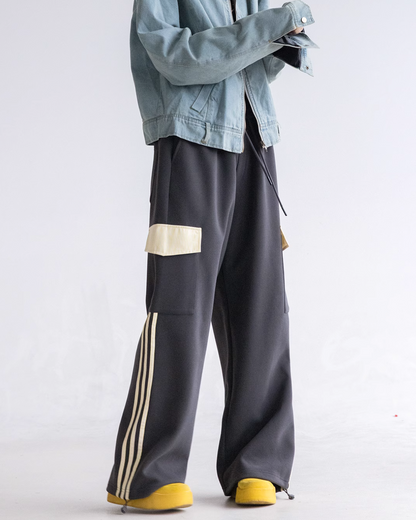 Contrast Color Sweatpants C2N0051