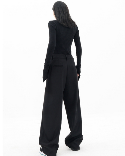 High Waist Drape Pants KNS0026