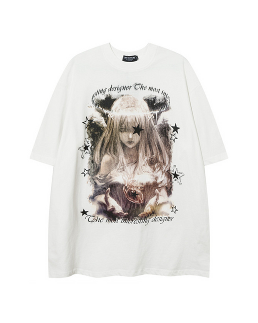 Angel Gothic Design Short Sleeve T-Shirt VGD0006