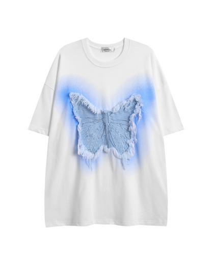 Butterfly Gothic Design Short Sleeve T-Shirt VGD0009