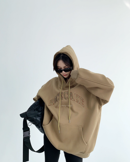 Oversized Logo Sweat Hoodie YLS0065