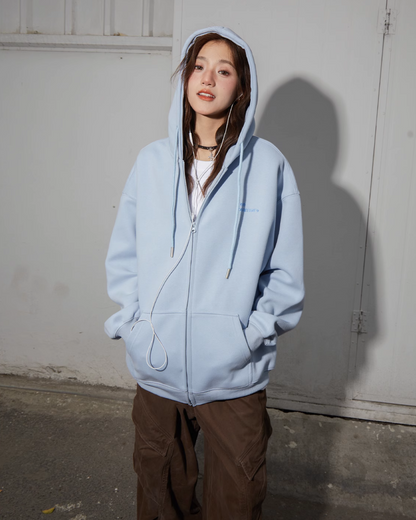 One-Point Logo Zip Hoodie C2N0007