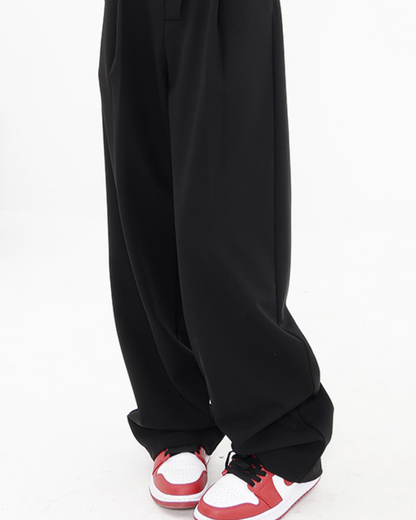 Tuck Wide Straight Pants KNS0013