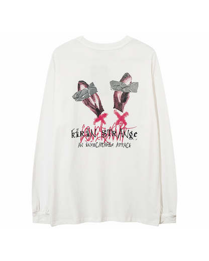 Dark Girly Rabbit Long Sleeve T-Shirt VGD0007