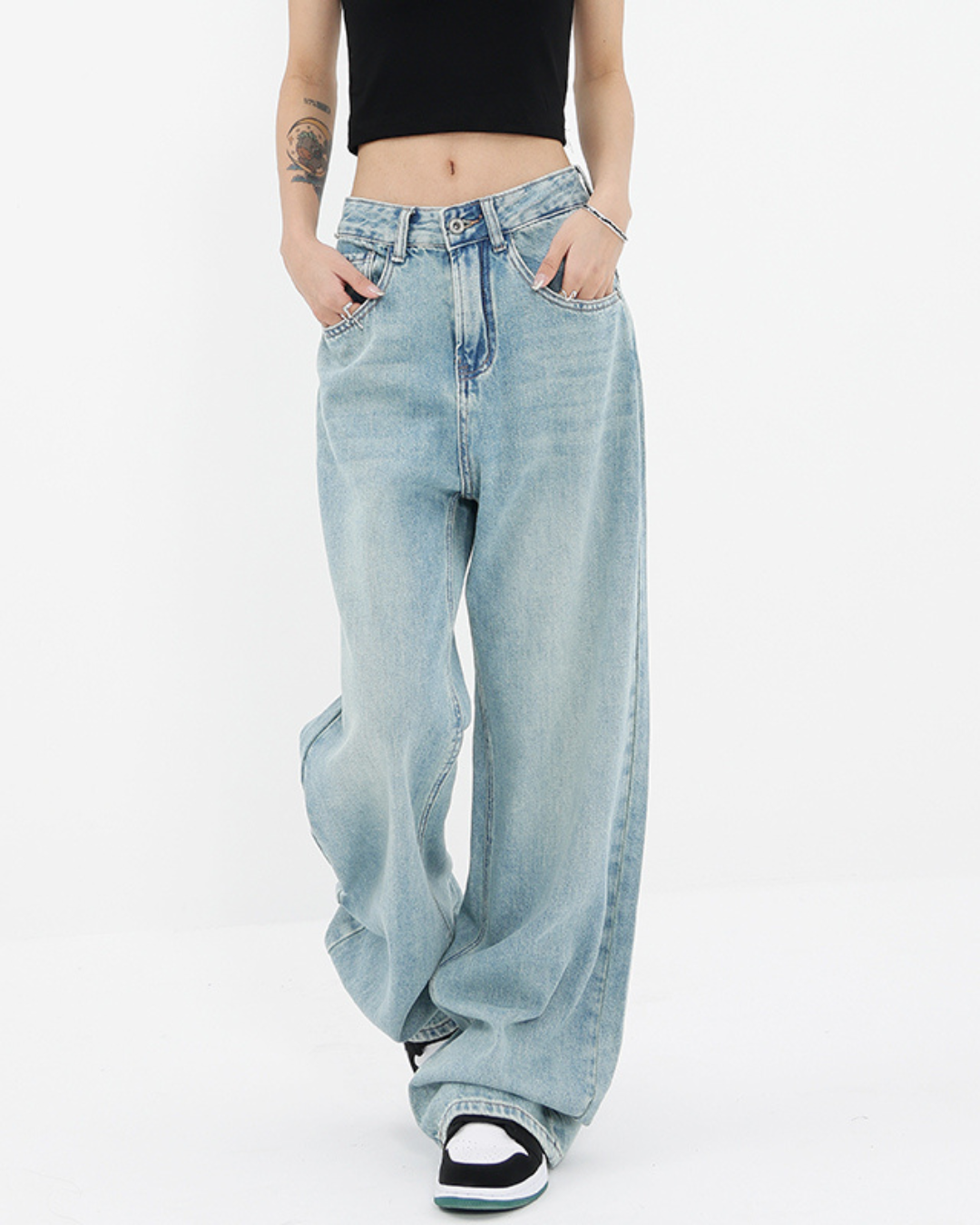 Basic Soft Wash Denim Pants KNS0038