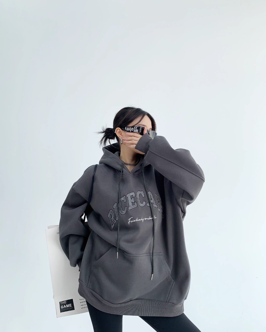 Oversized Logo Sweat Hoodie YLS0065