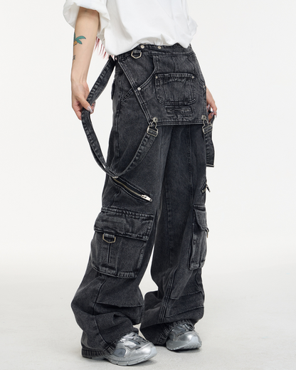 Unisex Denim Pants Overall PPS0031