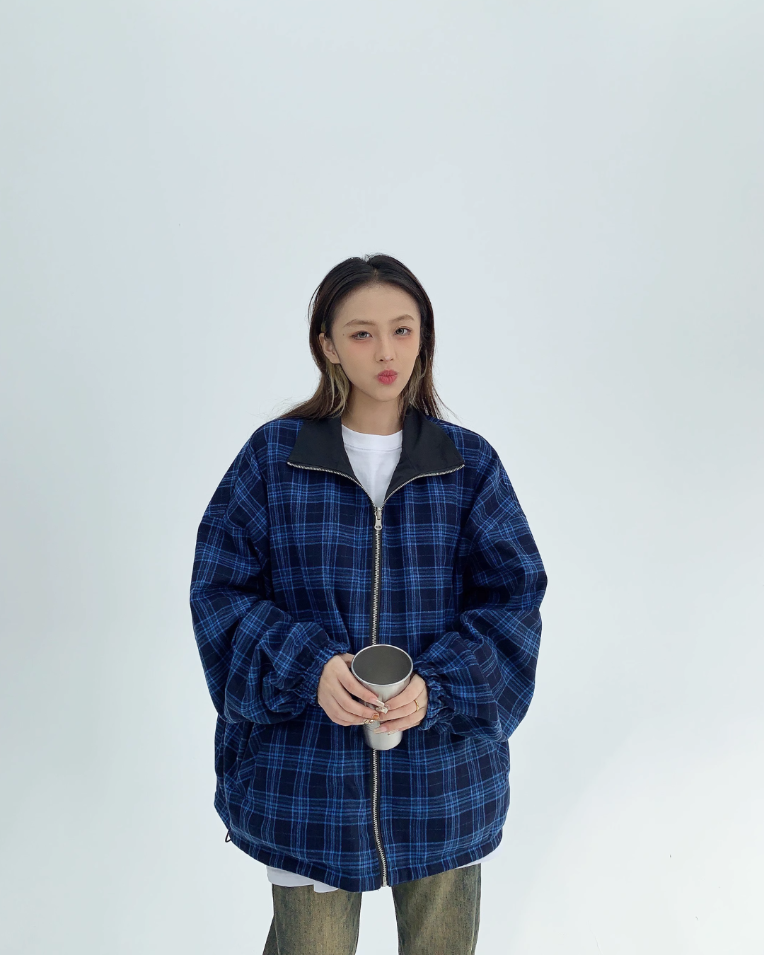 Reversible Check Jacket YLS0150