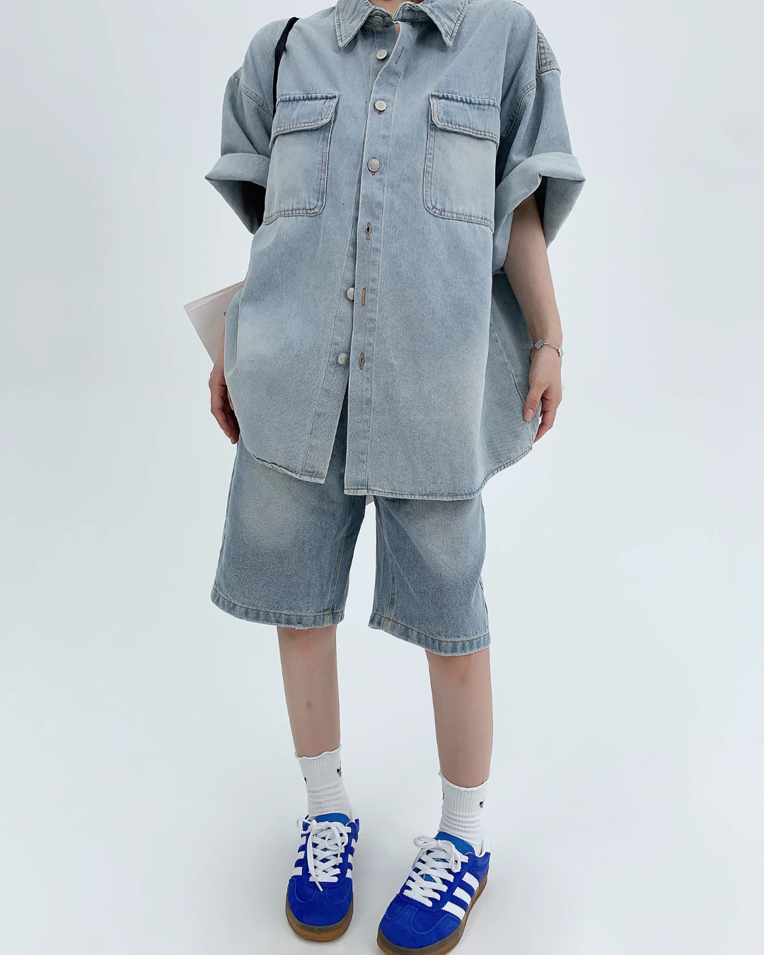 Light Blue Denim Shirt YLS0342