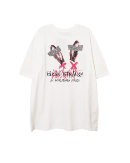 Dark Girly Rabbit Short Sleeves VGD0001