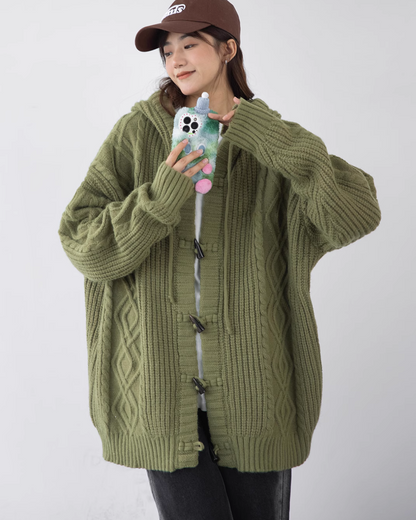 Cable Knit Cardigan C2N0047