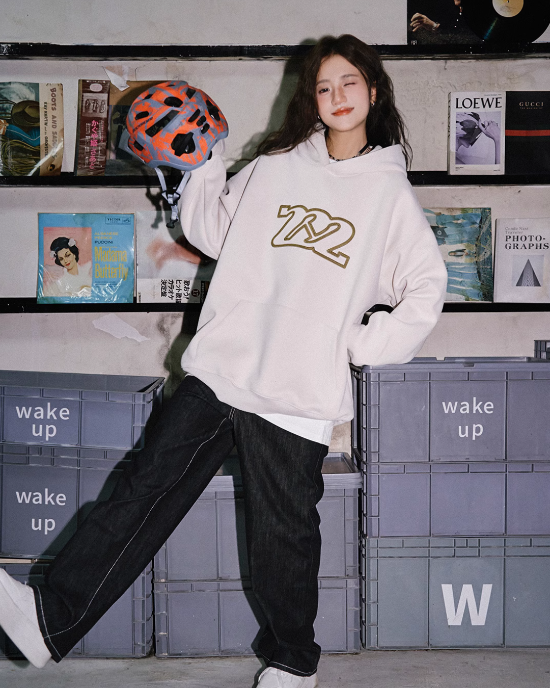 Oversized Logo Hoodie C2N0024