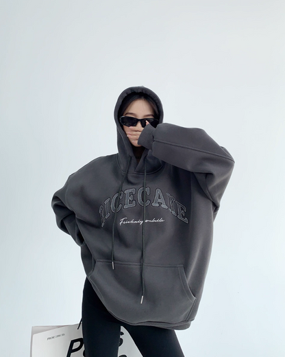 Oversized Logo Sweat Hoodie YLS0065