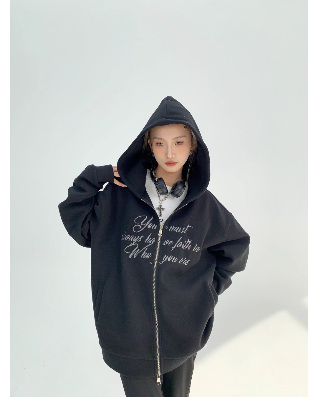 Double Zipper Hoodie YLS0110