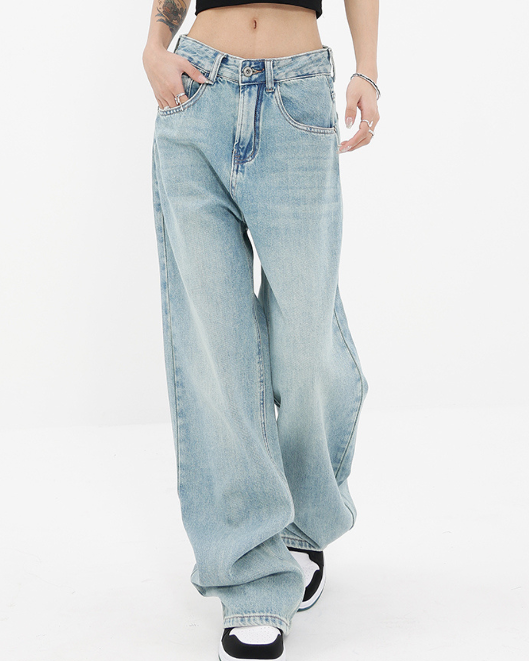 Basic Soft Wash Denim Pants KNS0038