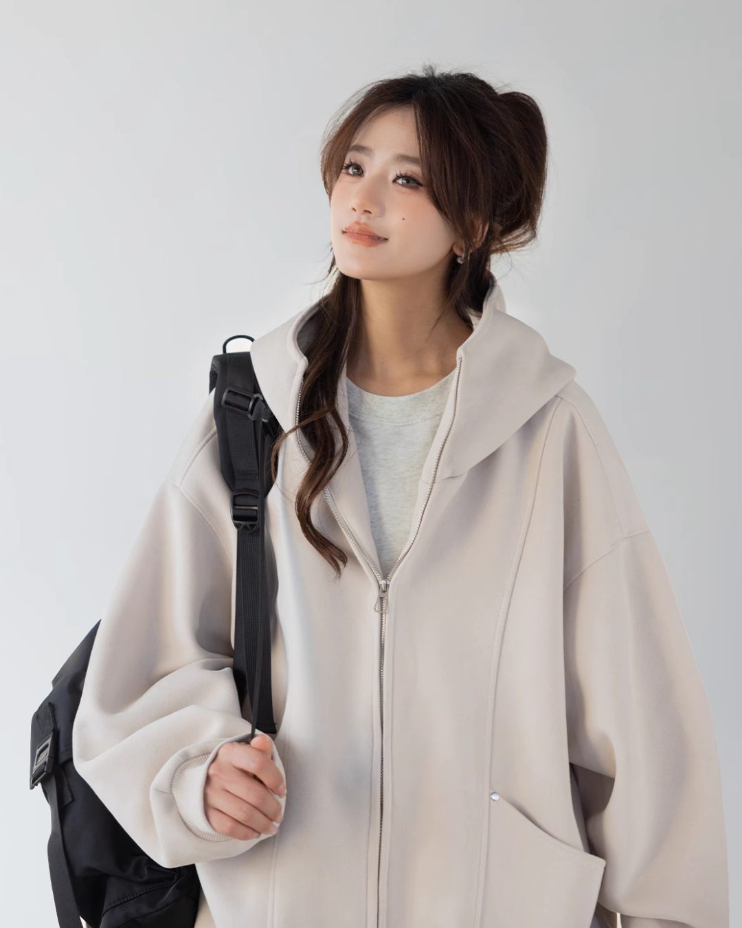 Oversized Zip Hoodie C2N0028