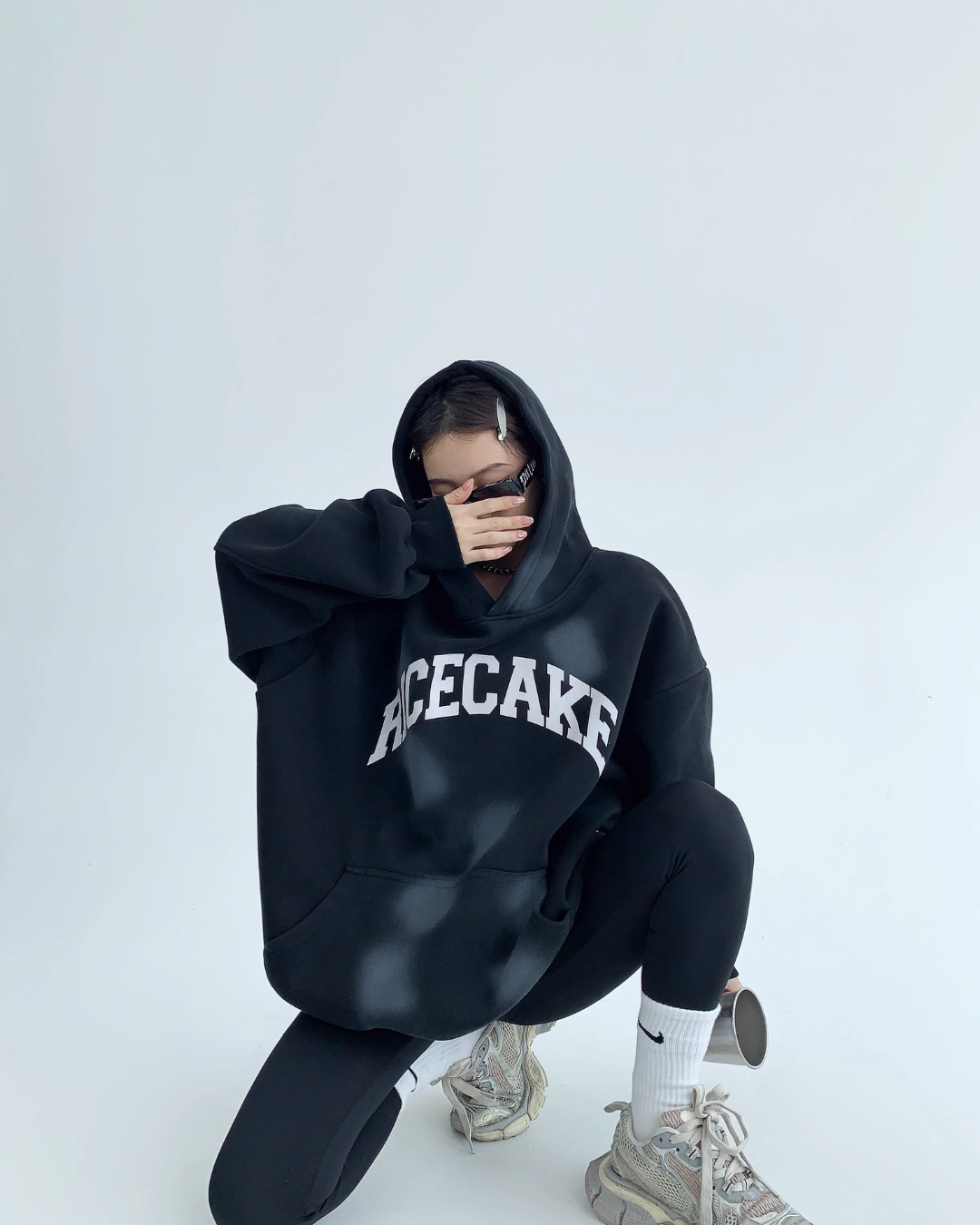 Fabricated Oversized Sweat Hoodie YLS0063