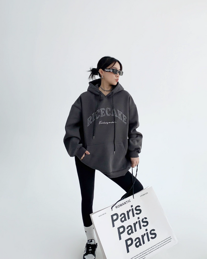 Oversized Logo Sweat Hoodie YLS0065