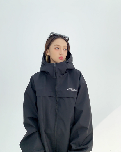 One Point Logo Mountain Hoodie YLS0166