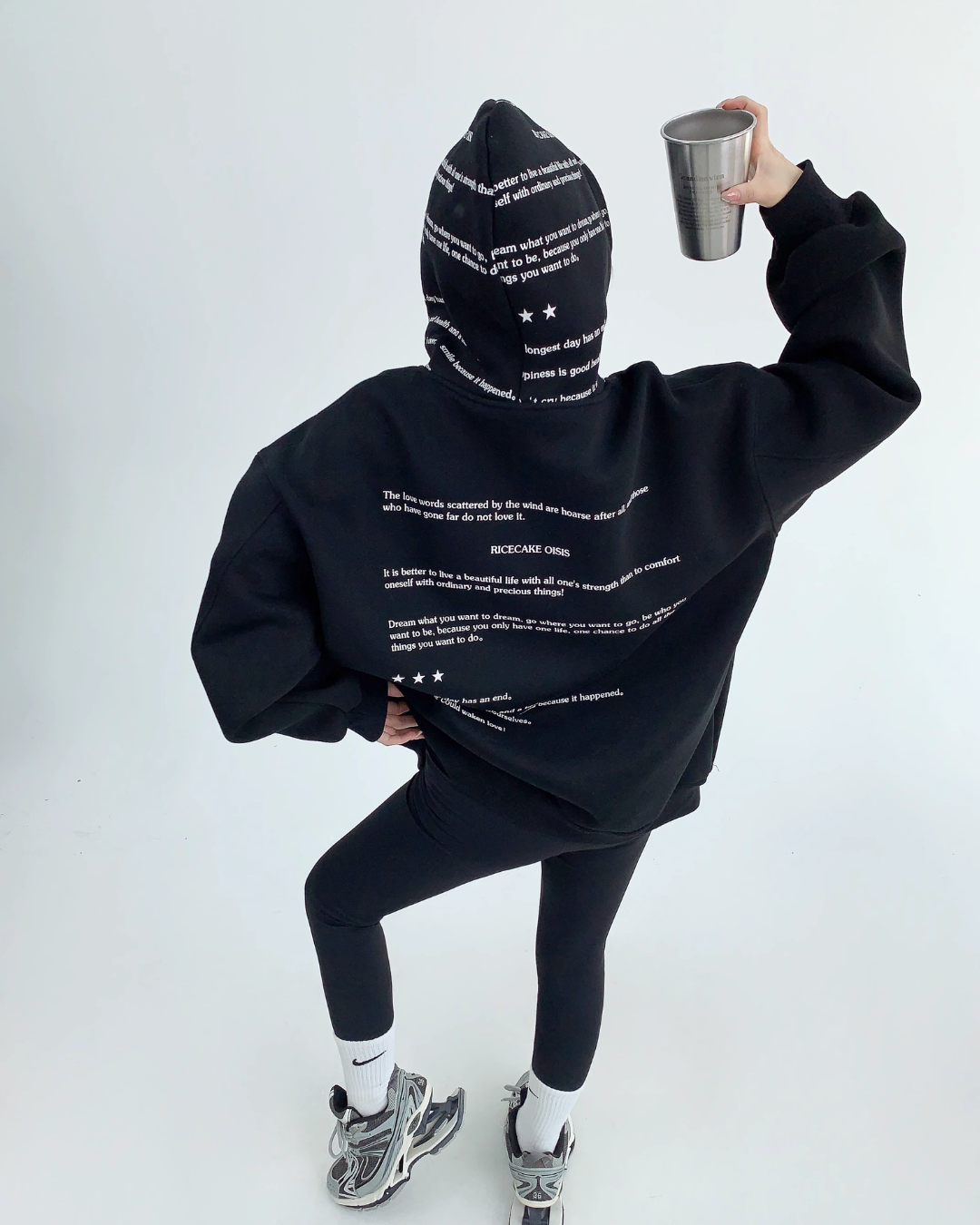 Street English Letter Sweat Hoodie YLS0074