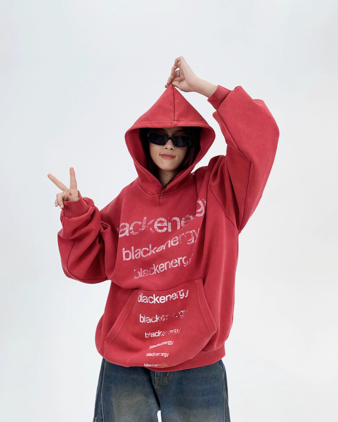 Street Logo Embroidered Hoodie YLS0178