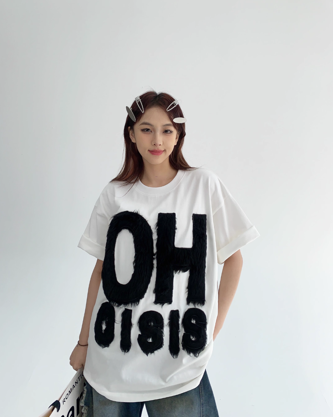 Fur Logo Loose T-Shirt YLS0161