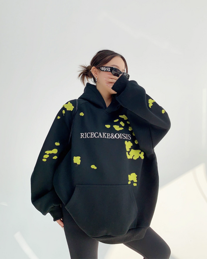 Oversized Towel Embroidery Hoodie YLS0017