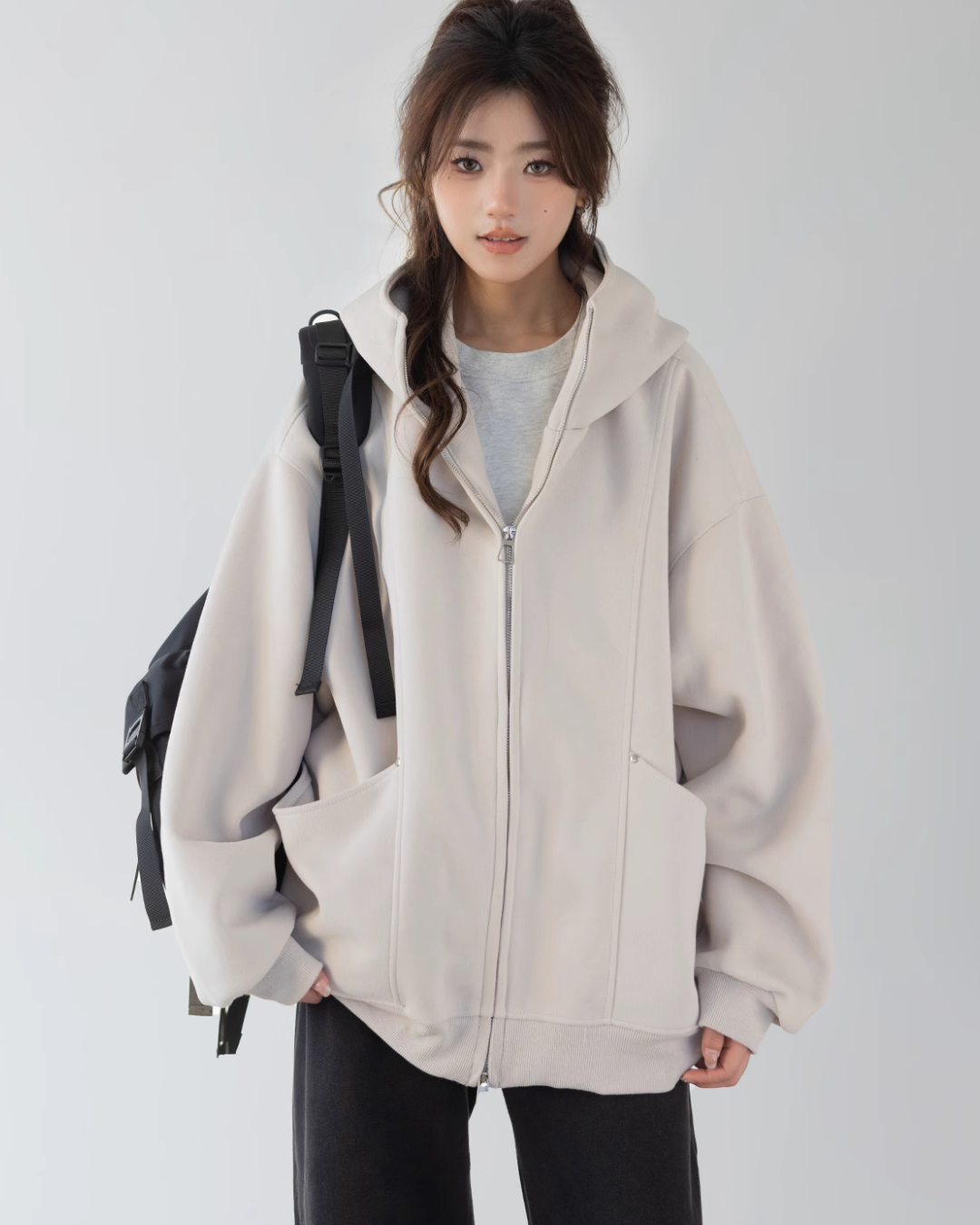 Oversized Zip Hoodie C2N0028