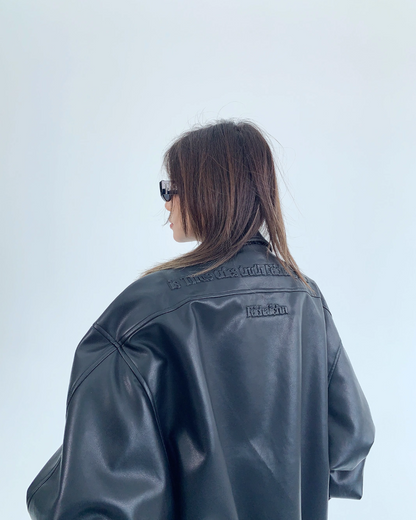 Retro Big Leather Jacket YLS0049